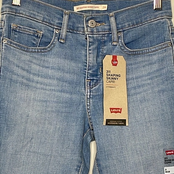 LEVI’S 311 SHAPING SKINNY CAPRI Jeans - Picture 5 of 7